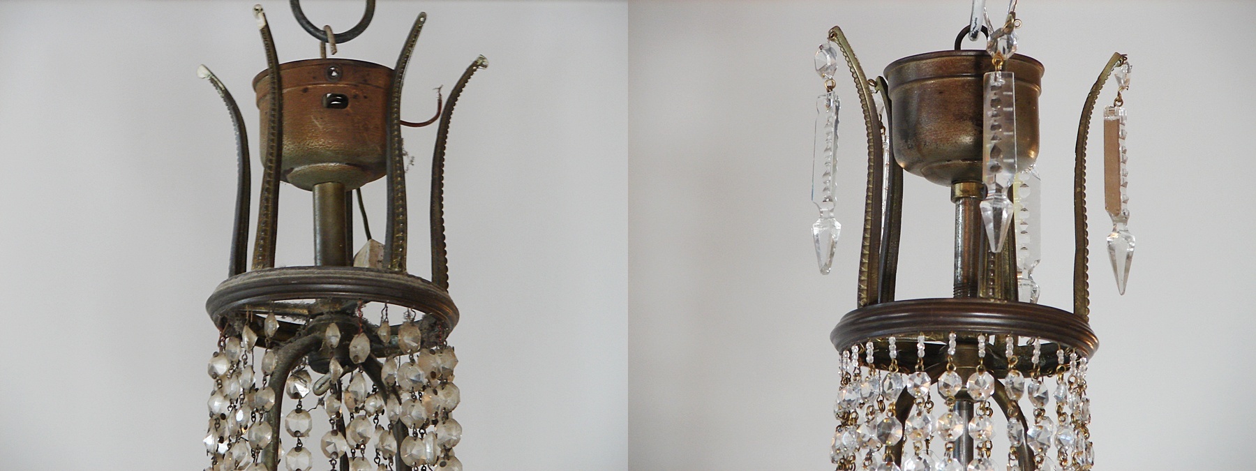 Renowacja żyrandola kryształowego