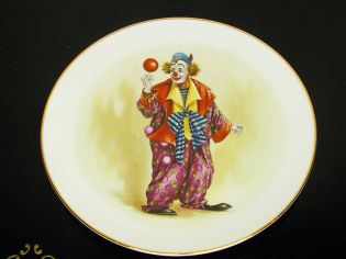 Talerz ozdobny klown
