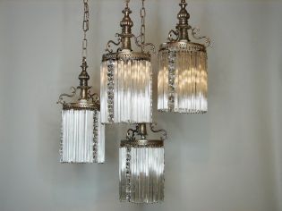 Komplet trzech  lamp nad wyspę kuchenną