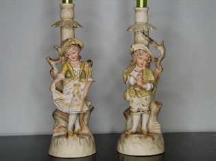 Para figuralnych świeczników