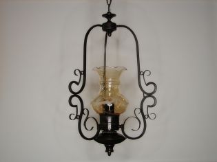 Stylowa latarenka z kloszem